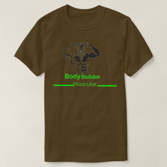 Body Builder Gym T-Shirt (Design Front)