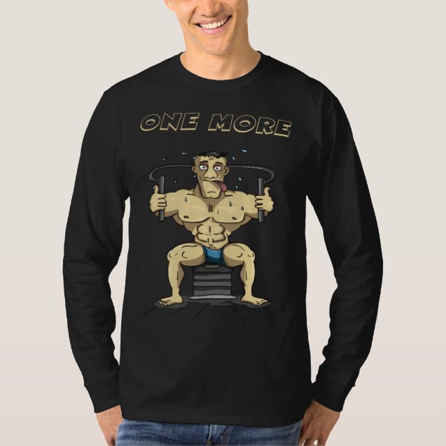 Body Builder the gym hard workout T-Shirt (Front)