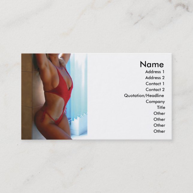 Body Building Business Card (Front)