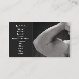 Body Building Business Card