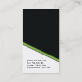 BODY BUILDING COACH BUSINESS CARD (Back)