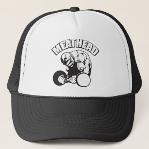 "Body building" Humor - MEATHEAD Trucker Hat