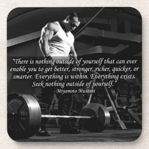 "Body building" Motivational Coaster