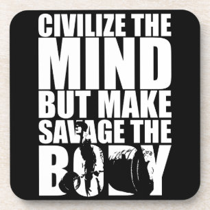 "Body building" Motivational Coaster