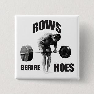 "Body Building" Motivational Humor Button