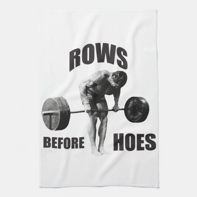 "Body Building" Motivational Humor Towel (Vertical)