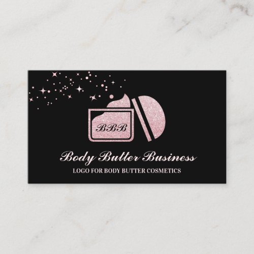 Body Butter Cosmetic Cream Business Card