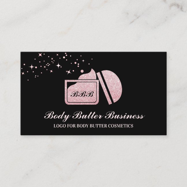 Body Butter Cosmetic Cream Business Card