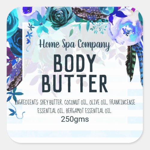 Body Butter Square Sticker