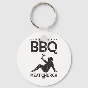 Body By Bbq Meat Church Bbq - Bbq Enthusiasm _1 Keychain