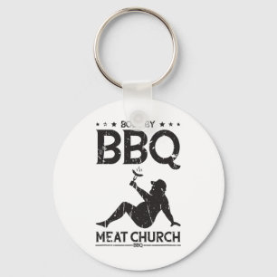 Body By Bbq Meat Church Bbq - Bbq Enthusiasm Keychain