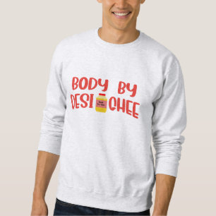 Body By Ghee Desi Indian Funny Hoodie