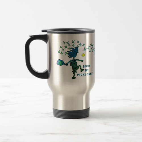 BODY BY PICKLEBALL COFFEE MUG