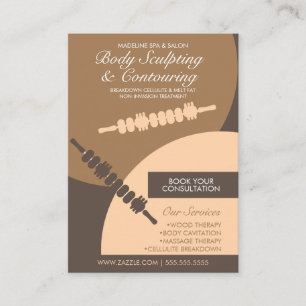 Body Contouring Body Sculpting Massage  Business Card