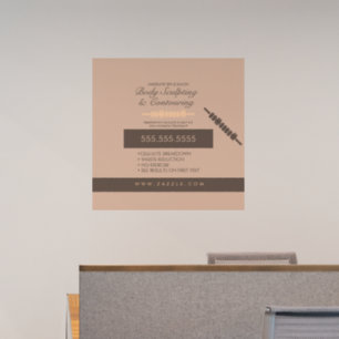 Body Contouring Body Sculpting Massage  Wall Decal