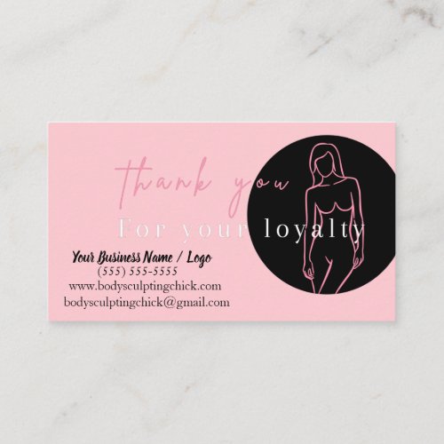 Body Contouring Loyalty Card