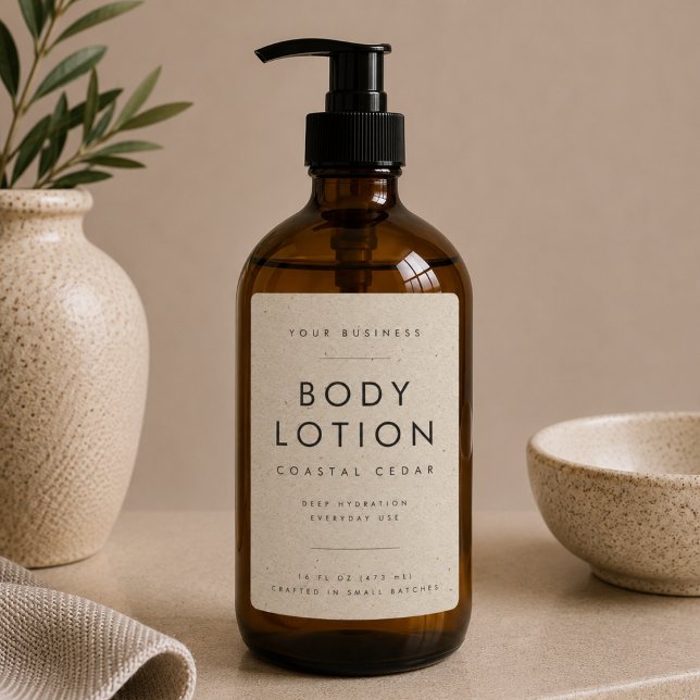 Body Lotion Label (Creator Uploaded)
