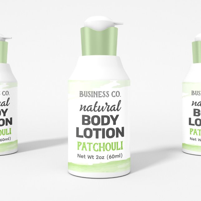 Body Lotion Label | Green (Creator Uploaded)