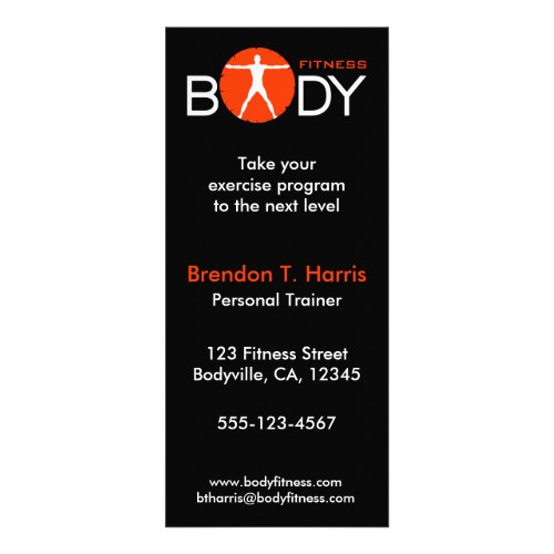 Body Madness Coach Fitness Instructor Rack Cards