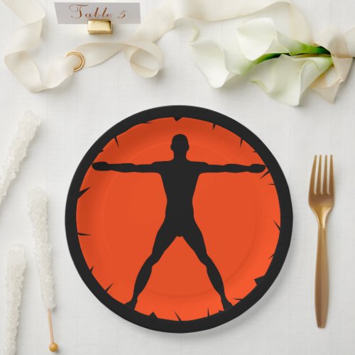 Body Madness Fitness Sports Paper Plate