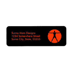 Body Madness Gym Coach Return Address Labels