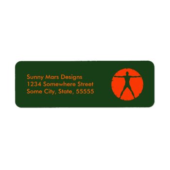 Body Madness Personal Trainer Return Address Label by sunnymars at Zazzle