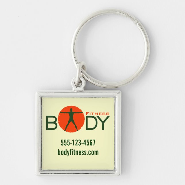 Body Madness Promotional Personal Trainer Keychain (Front)