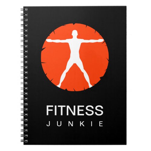 Body Madness Sports Fitness Junkie Custom Notebook