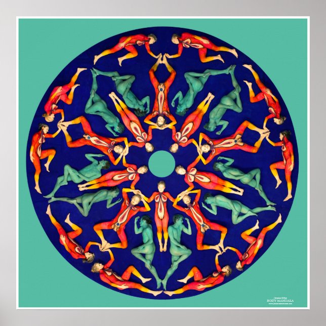 Body Mandala by Johannes Stötter Poster (Front)
