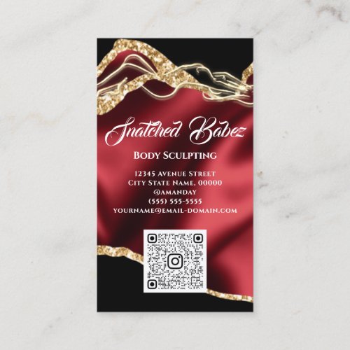 Body Massage Sculpting Logo Gold Price List  Flyer Business Card