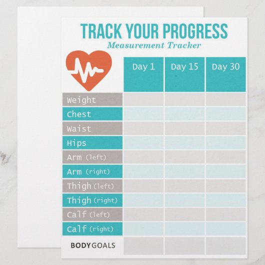 Body Measurement Tracker (Front/Back)