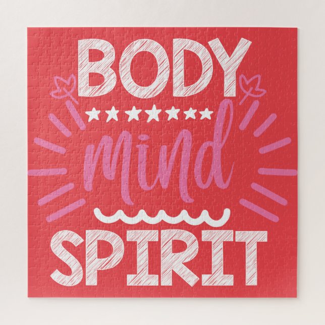 Body Mind Spirit  Jigsaw Puzzle (Vertical)