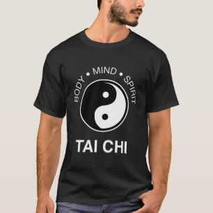 Body Mind Spirit Yin Yang Symbol Tai Chi T-Shirt