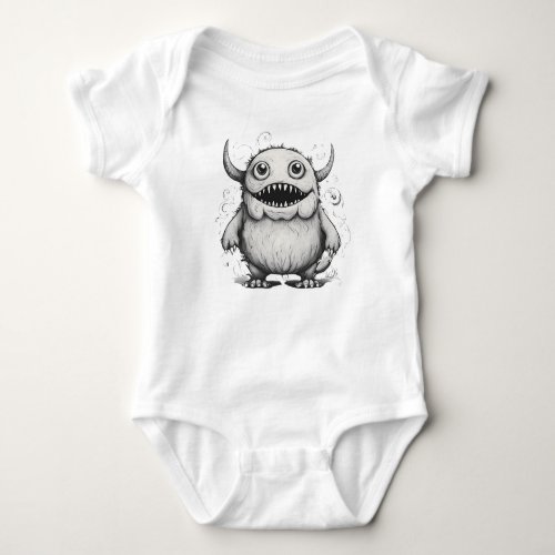 body monster baby bodysuit