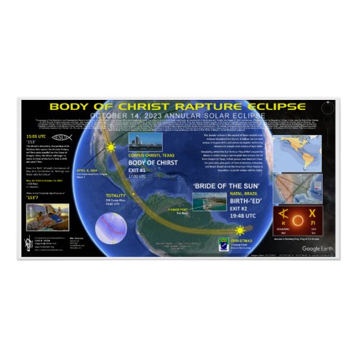 Body of Christ Rapture Eclipse Poster