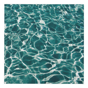 Body of water faux canvas print