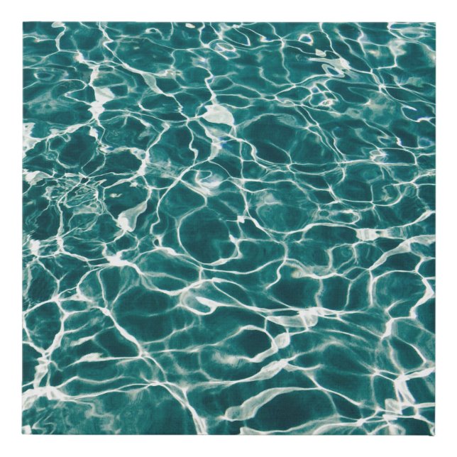 Body of water faux canvas print (Front)