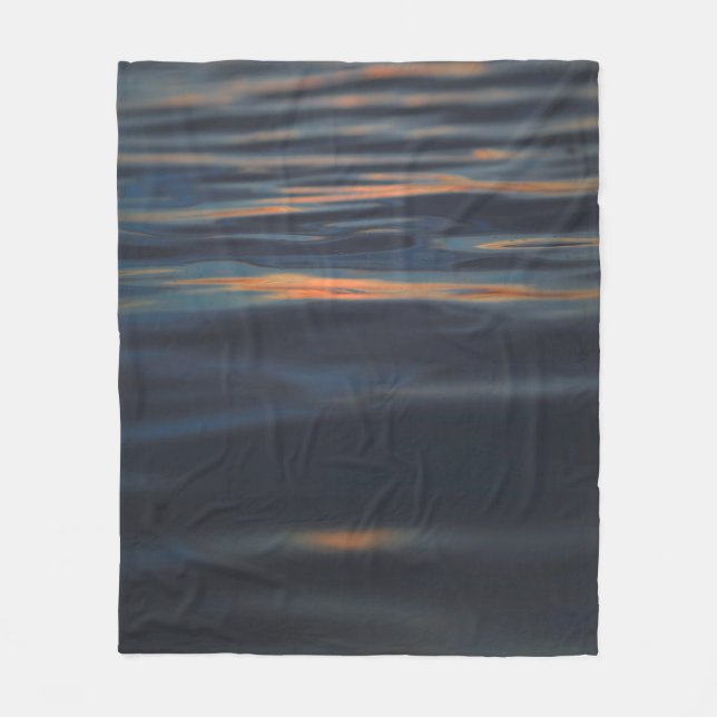 Body of water fleece blanket (Front)