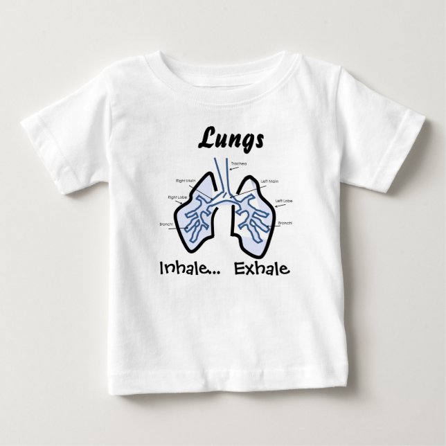 Body Parts -- Human Lungs Baby T-Shirt (Front)