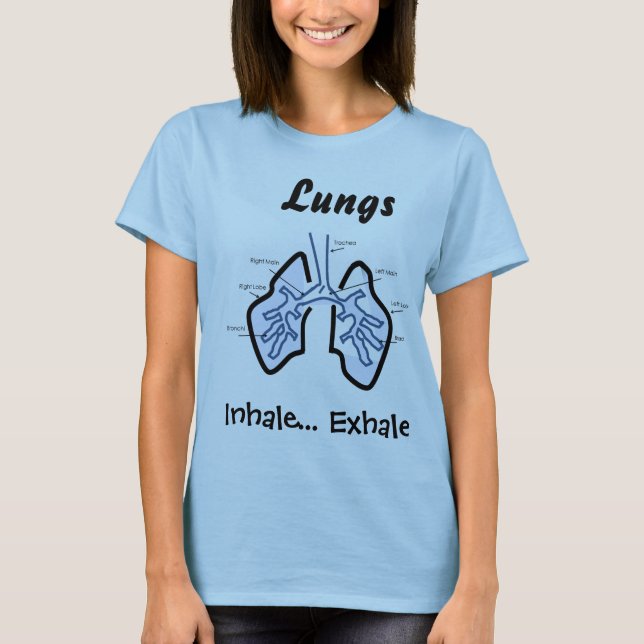 Body Parts -- Human Lungs T-Shirt (Front)