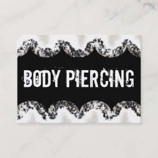 Body Piercing Business Card