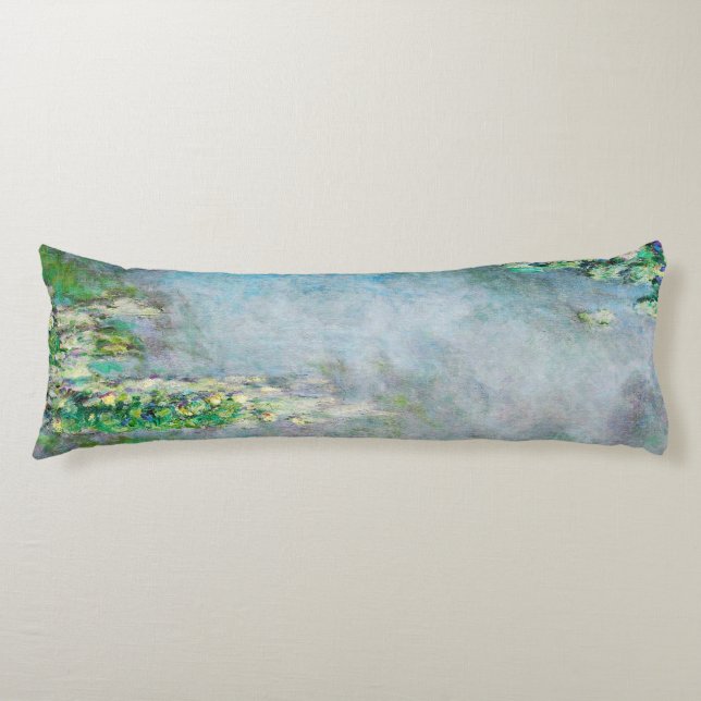 Body Pillow Claude Monet Waterlily Fine Art (Front)