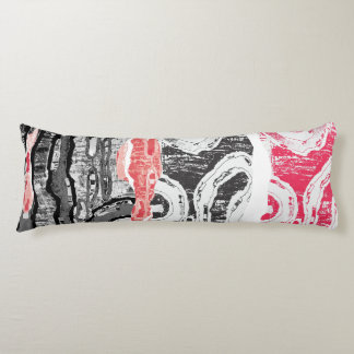 Body Pillow – Friction Lands Abstract Design
