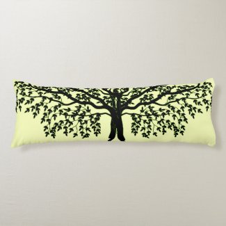 Body Pillow - Leafy Branches