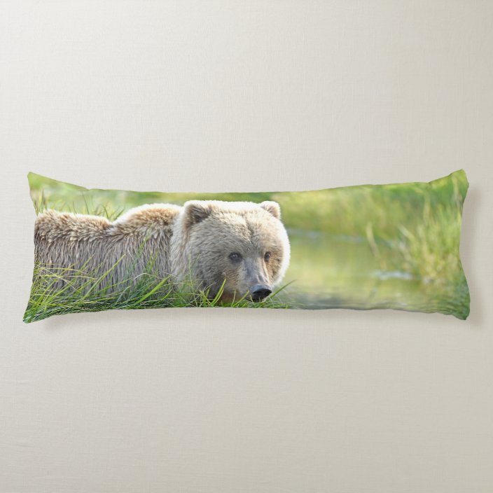 grizzly bear pillow