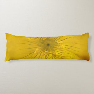Body Pillow Yellow Bokeh Flower