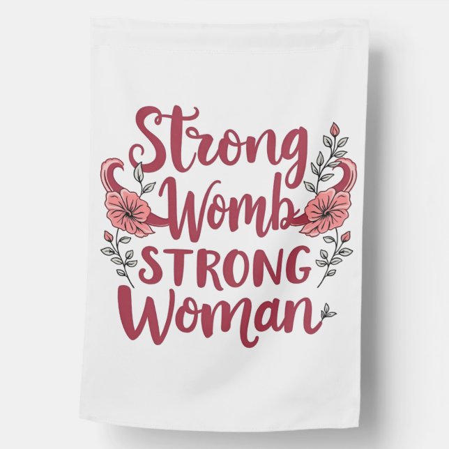 body positivity, and pro-choice: women empowerment house flag (Front)