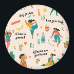 Body Positivity Magnet<br><div class="desc">Showing love for beautiful body positivity.</div>