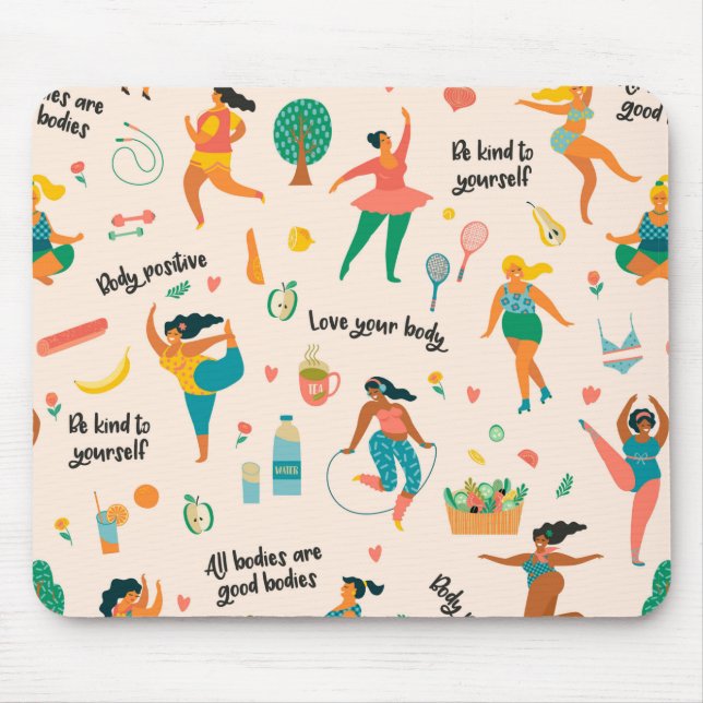 Body Positivity Mousepad (Front)