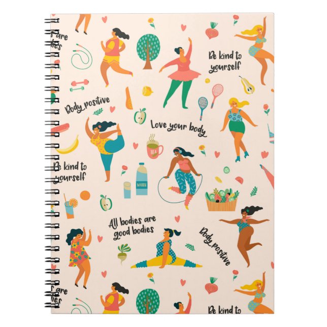 Body Positivity  Notebook (Front)